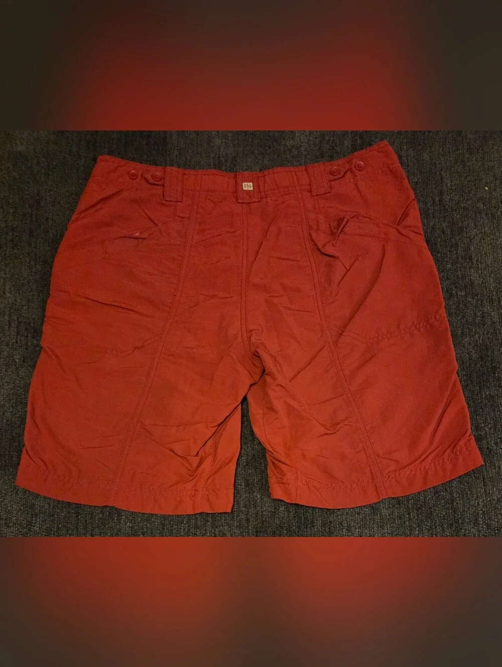 Royal Robbins Women's Cargo Shorts - Coral Red. Size 12